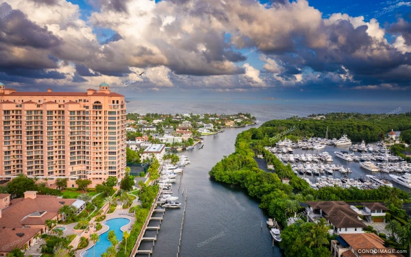 Gables Club Tower I drone & aerial image 3 in Coral Gables