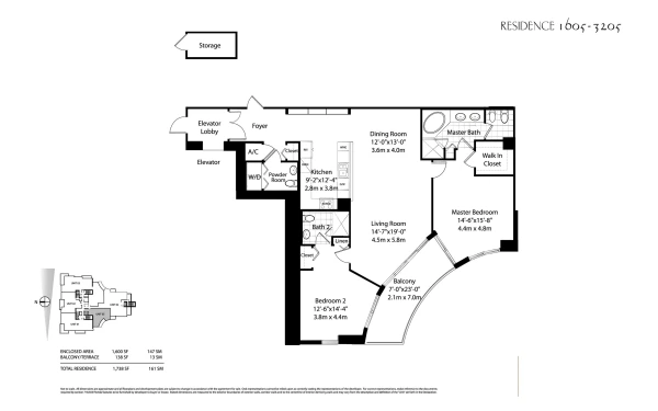 Asia floor plan image 2 in Brickell Key
