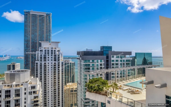 1100 Millecento drone & aerial image 2 in Brickell