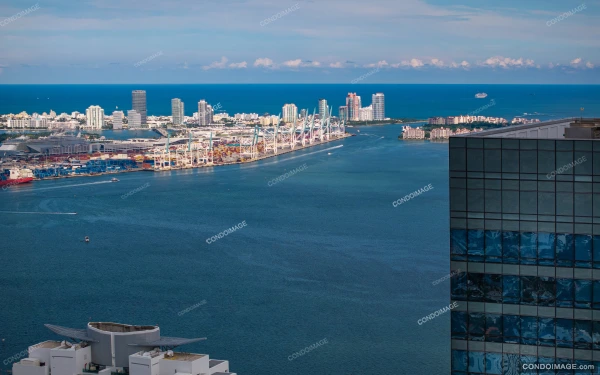 Four Seasons Residences Miami drone & aerial image 3 in Brickell
