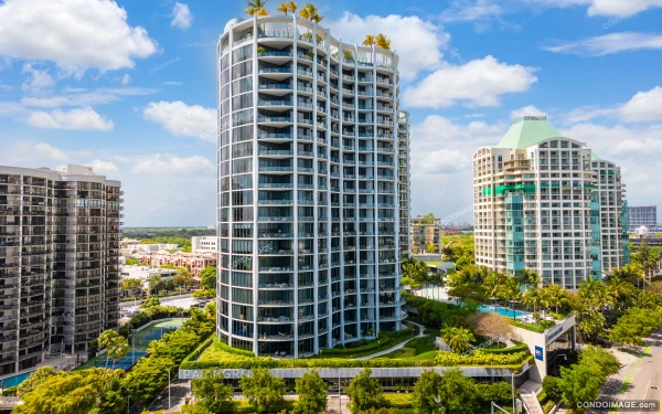 Two Park Grove drone & aerial image 2 in Coconut Grove