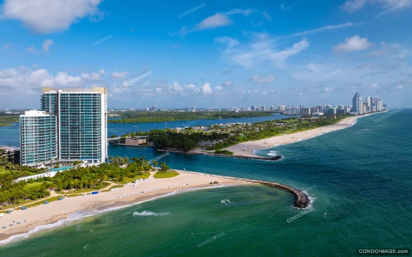 Ritz-Carlton Bal Harbour drone & aerial image 2 in Bal Harbour