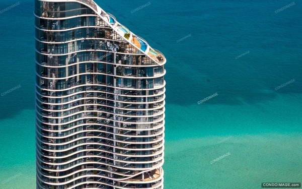 Ritz-Carlton Residences Sunny Isles drone & aerial image 3 in Sunny Isles Beach