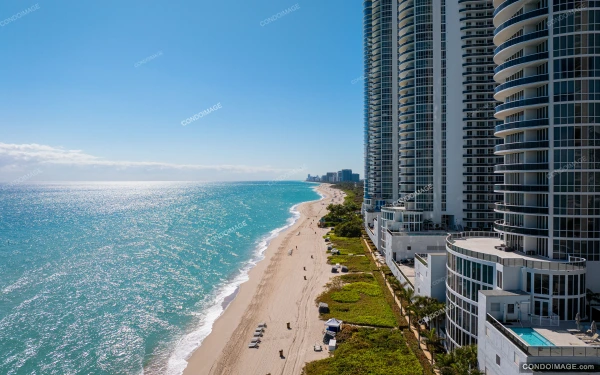 Trump Tower I drone & aerial image 2 in Sunny Isles Beach