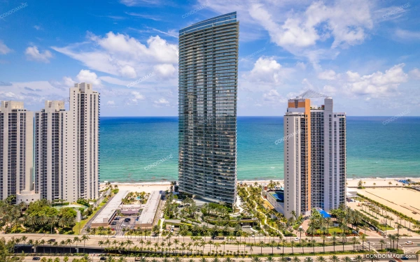 Residences by Armani/Casa drone & aerial image 2 in Sunny Isles Beach