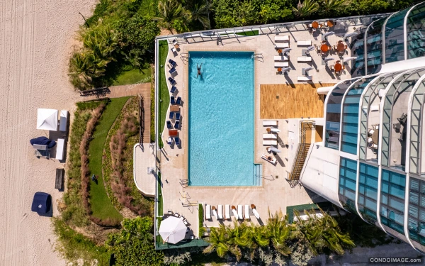 Chateau Beach Residences drone & aerial image 3 in Sunny Isles Beach