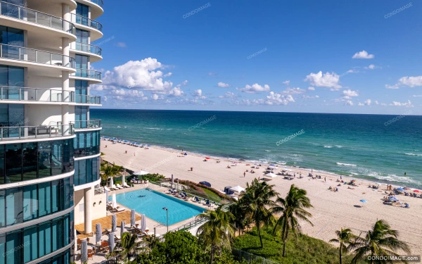 Chateau Beach Residences drone & aerial image 2 in Sunny Isles Beach