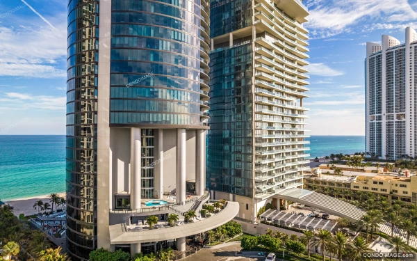Porsche Design Tower drone & aerial image 3 in Sunny Isles Beach
