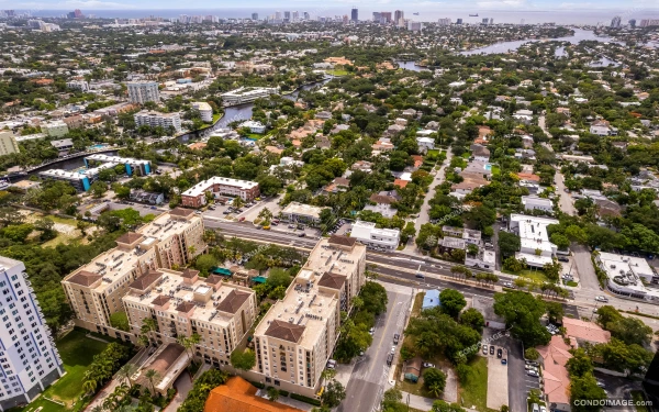 Las Olas by the River drone & aerial image 2 in Fort Lauderdale