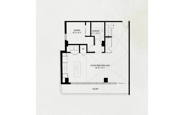 EDEN Residences floor plan image 3 in Aventura