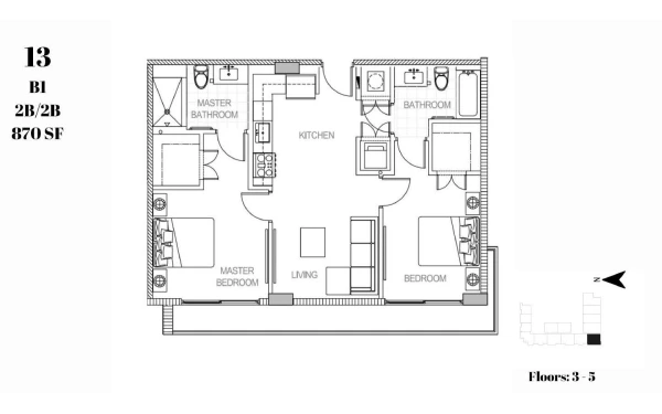 Seventeen Gables The Residences floor plan image 3 in Coral Gables